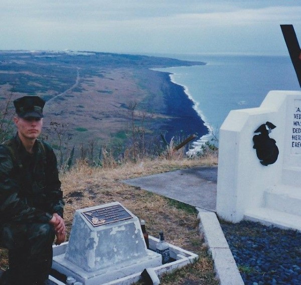 Dan Wadleigh at Iwo Jima - USMC